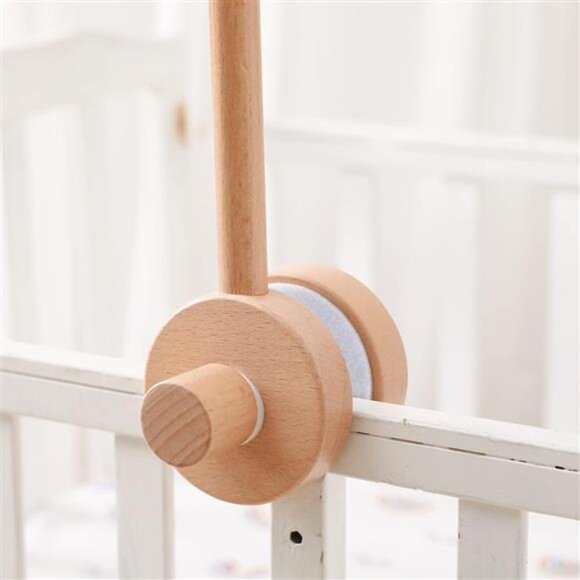 Crib Mobile Arm | Wooden Crib Mobile Holder | Baby Shower Gift Nursery Decor - Picture 3 of 7